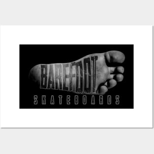 barefoot skateboards Posters and Art